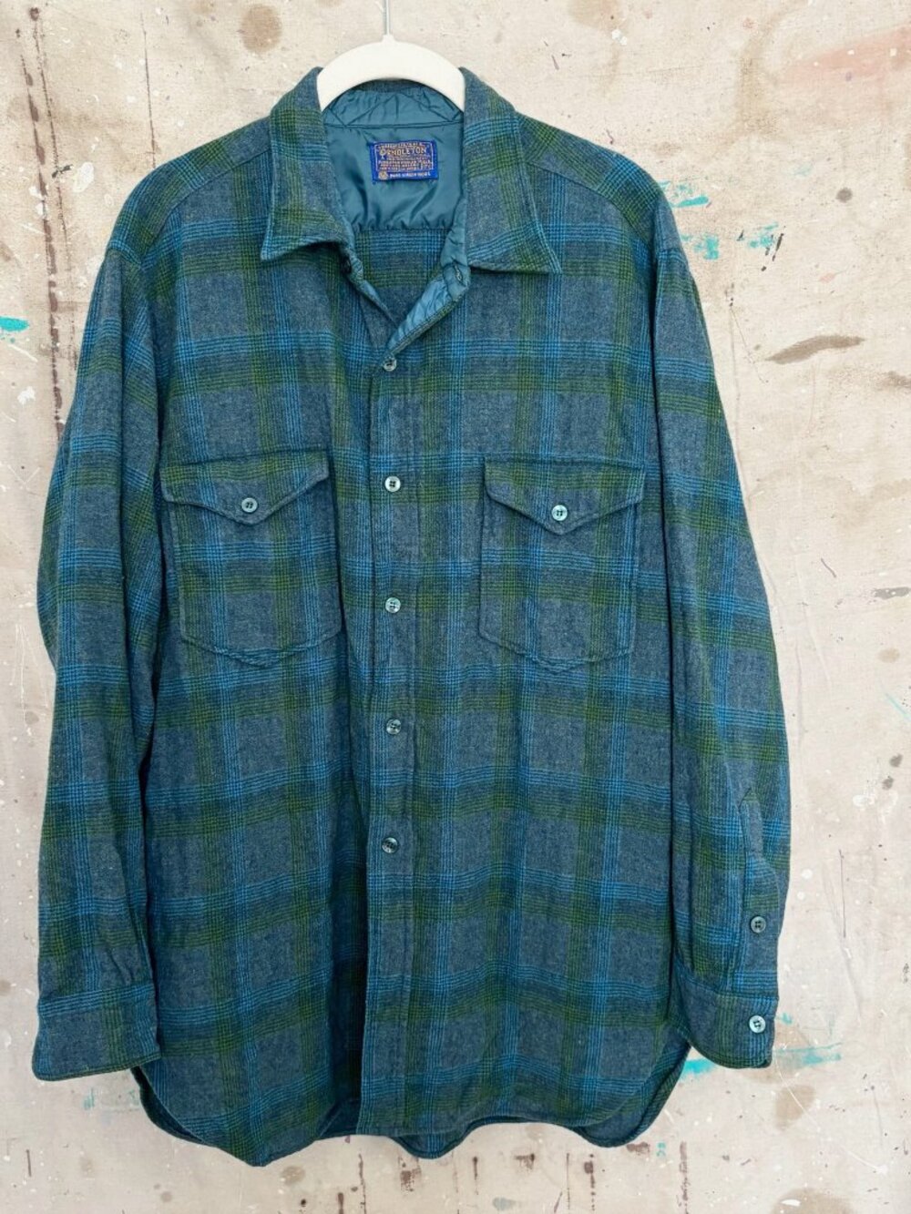 Vintage 1960s Pendleton Flannel Shirt